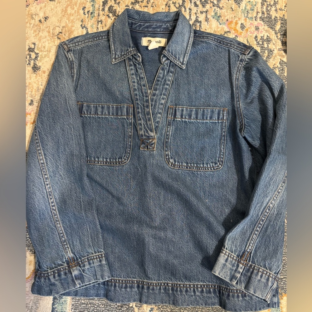Madewell XS Denim popover